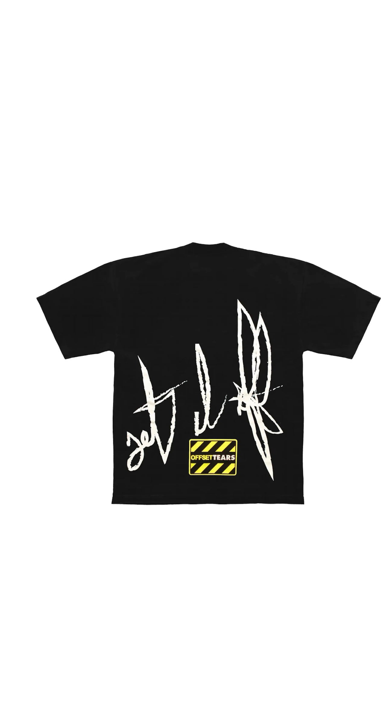 Offset Tears Black Tee