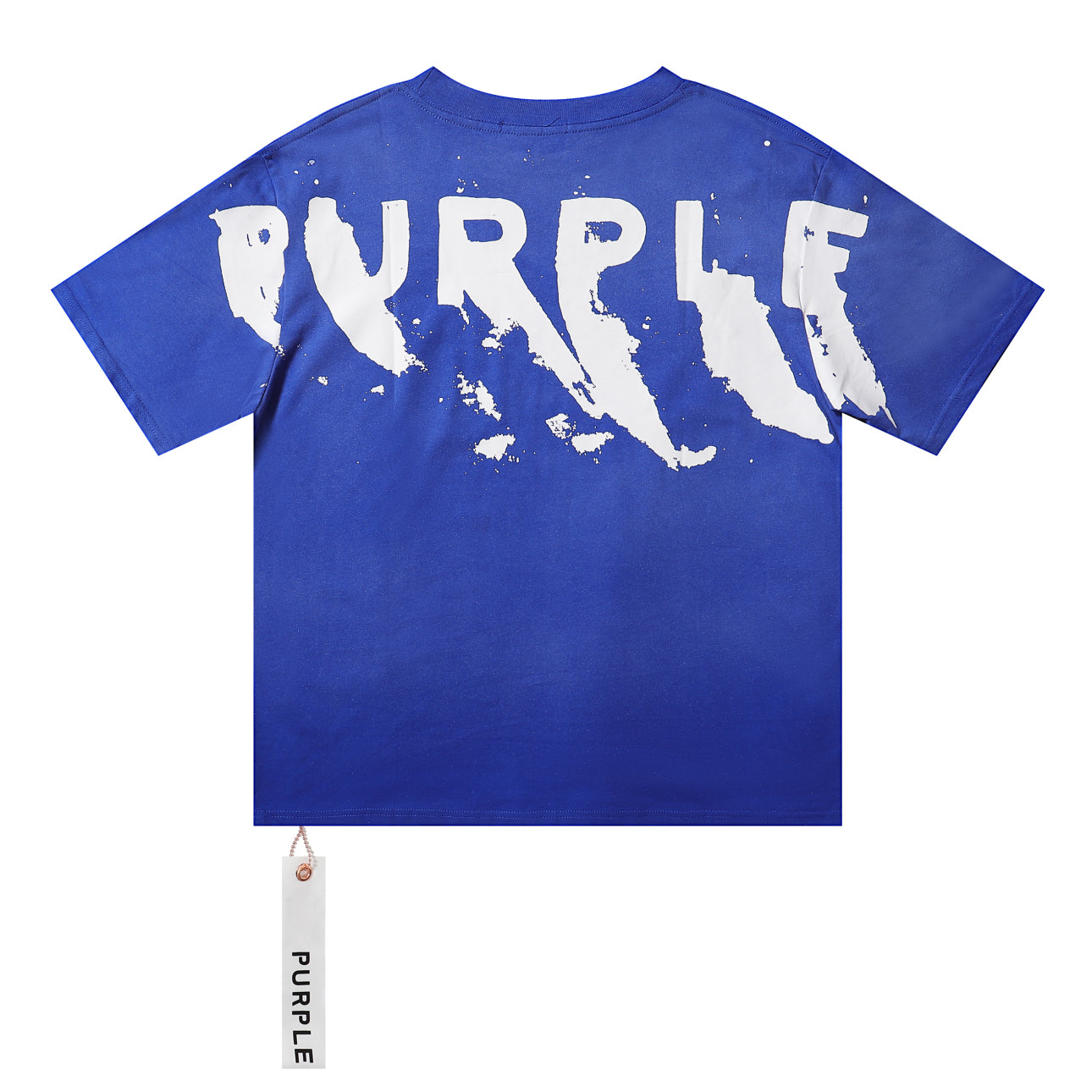Purple Brand Paint Black Tee