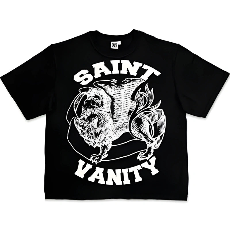 Saint Vanity Black / White Griffen Tee