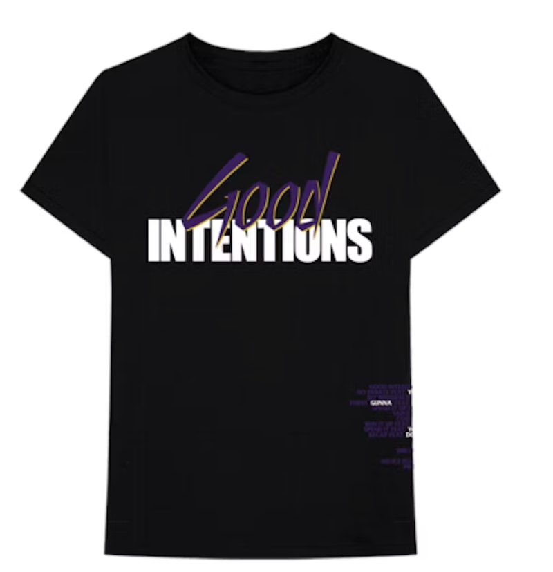 Nav Good Intentions Dove Black Tee