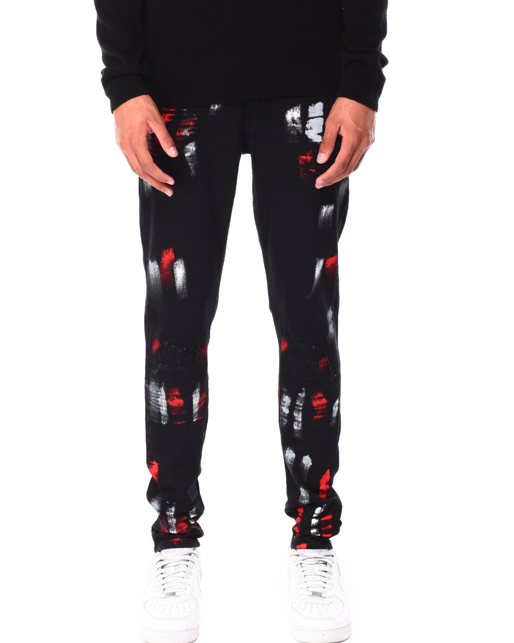 Multi Paint Splash Premium Denim Jean