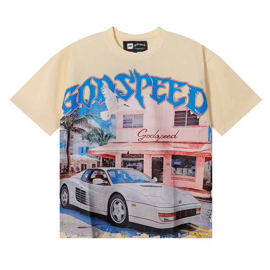 Godspeed Miami Rarri Tee