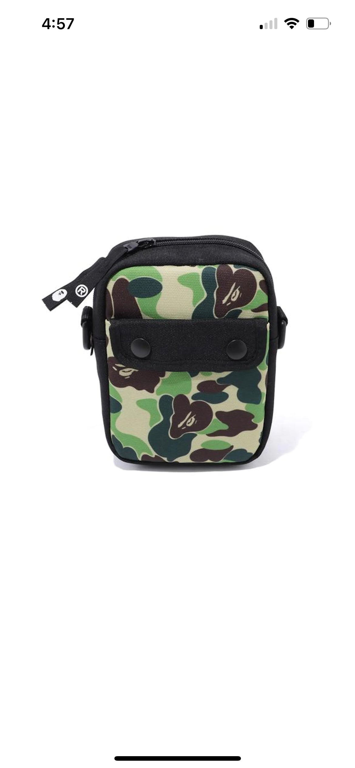 Bape Side Bag Green Camo