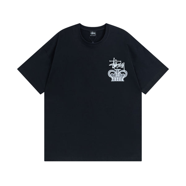 Stussy One World One Love Black Tee