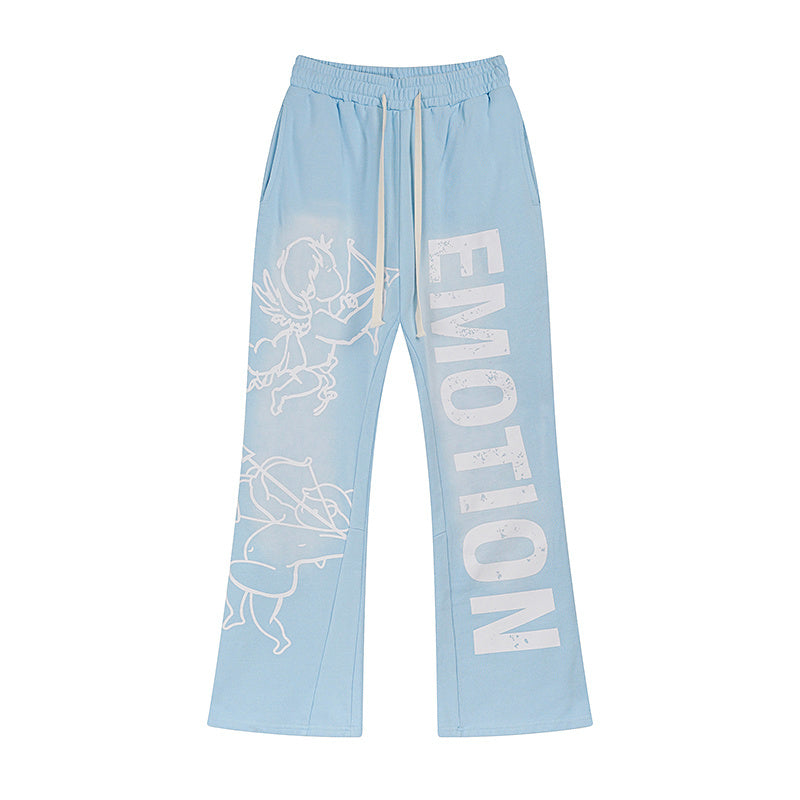 Mixed Emotions Sky Blue Joggers