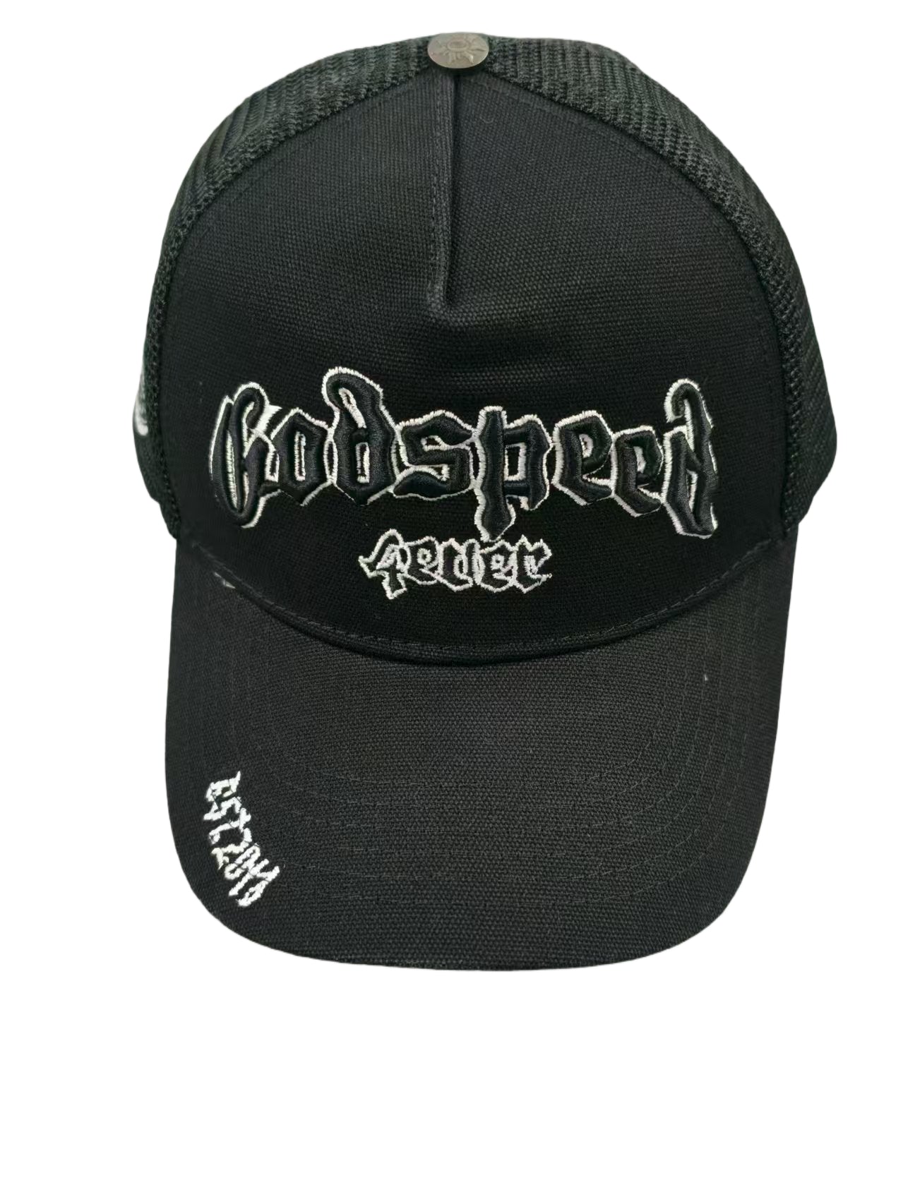 Godspeed 4ever Black Trucker Hat