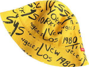 Stussy Yellow Tour Bucket Hat