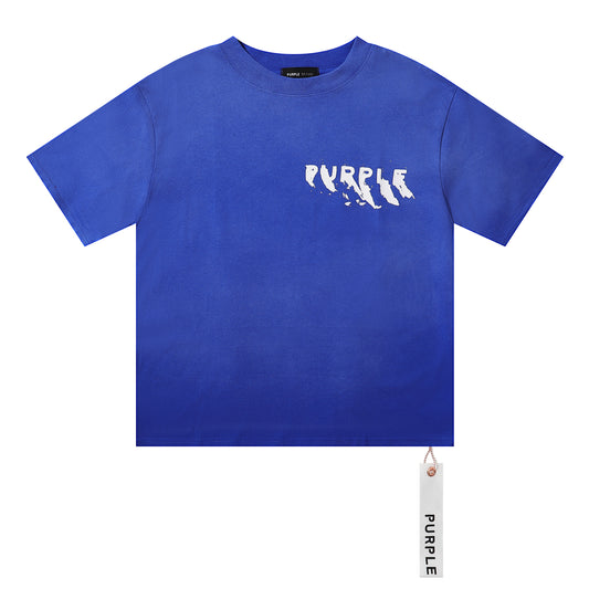 Purple Brand Paint Black Tee