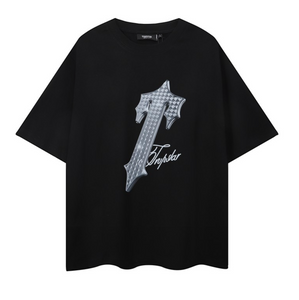 Trapstarr Diamond Black Tee