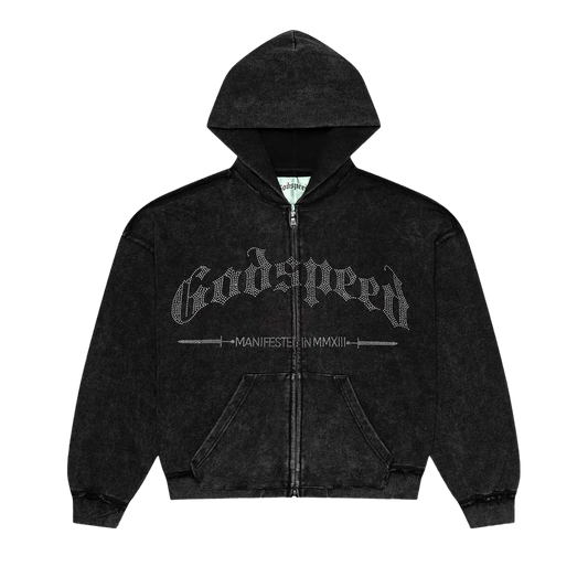 Godspeed OG Studded Zip Up Hoodie