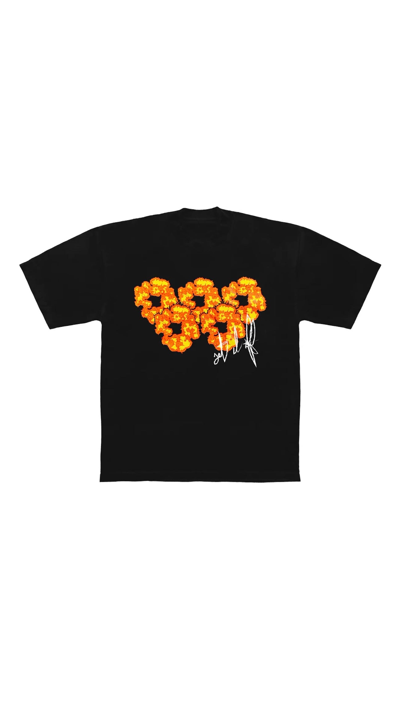Offset Tears Black Tee
