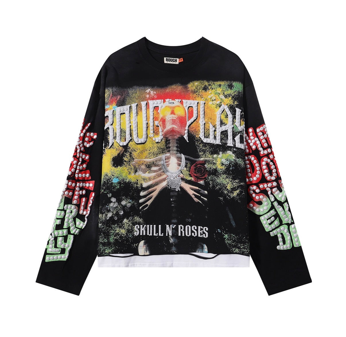 Rough Play Skull & Roses Long Sleeve
