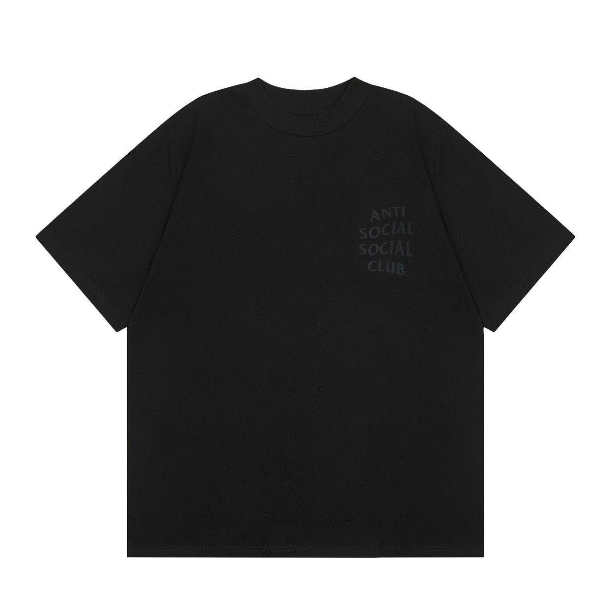 Anti Social Rose Black Tee