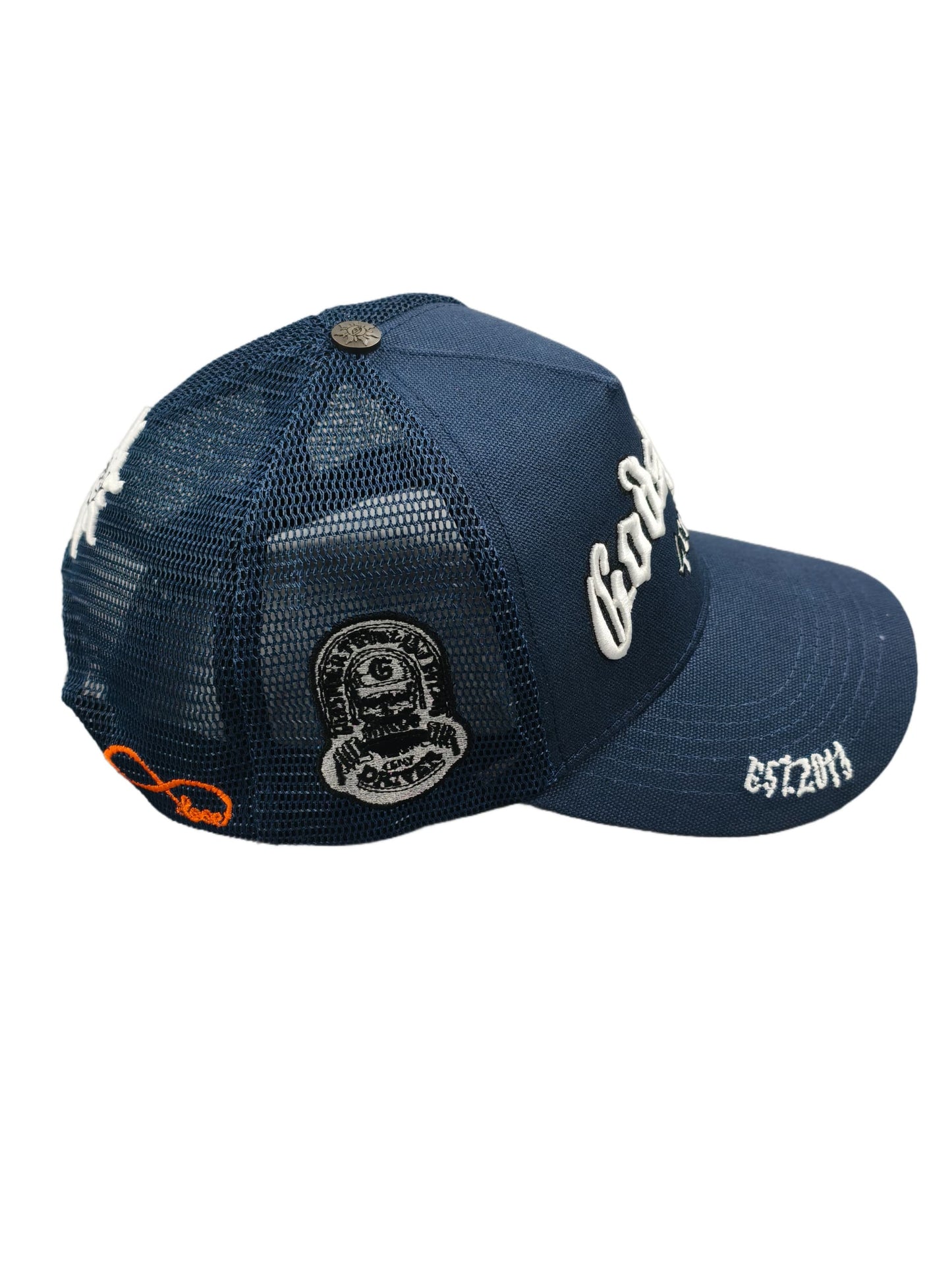 Godspeed 4Ever Navy Trucker Hat