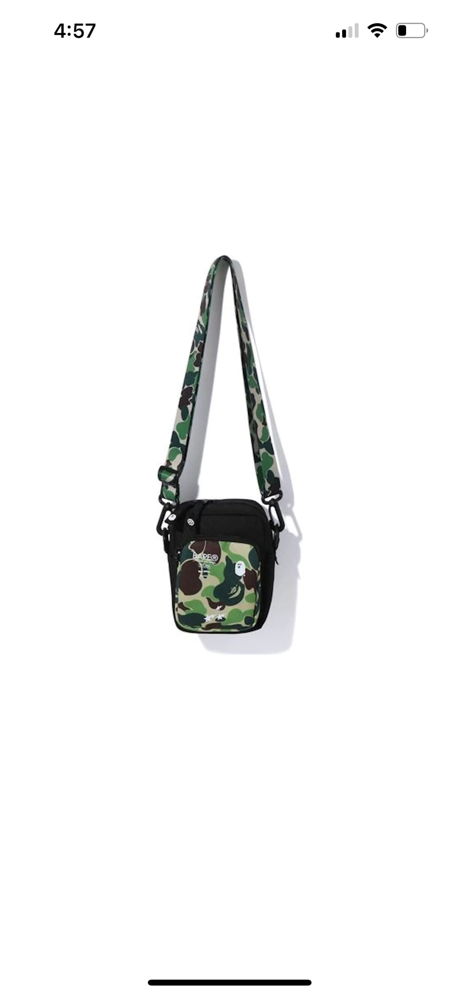 Bape Side Bag Green Camo