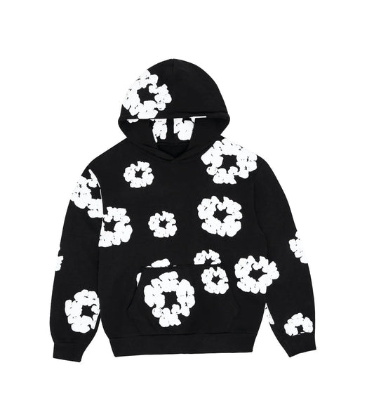 Denim Tears Cotton Wreath Black Hoodie