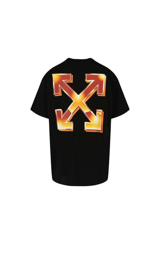 Off-White Arrows Print Black Tee