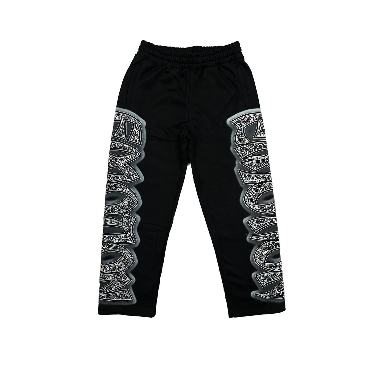 Mixed Emotions Midnight Rhinestone Joggers