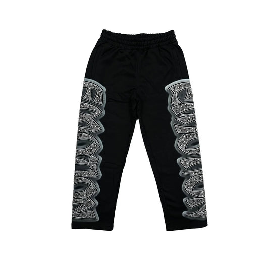 Mixed Emotions Midnight Rhinestone Joggers