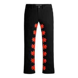 Lost SHDWS Black / Red Stacked Jeans