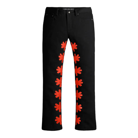 Lost SHDWS Black / Red Stacked Jeans