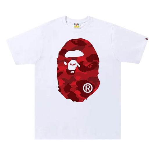 Bape College White / Red