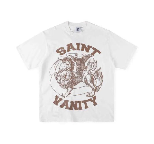 Saint Vanity White / Brown Griffen Tee