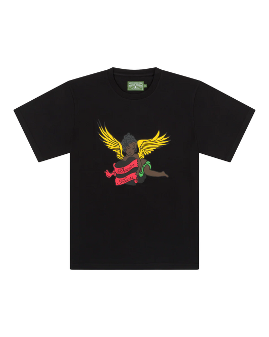 Black Cherub Tee Black