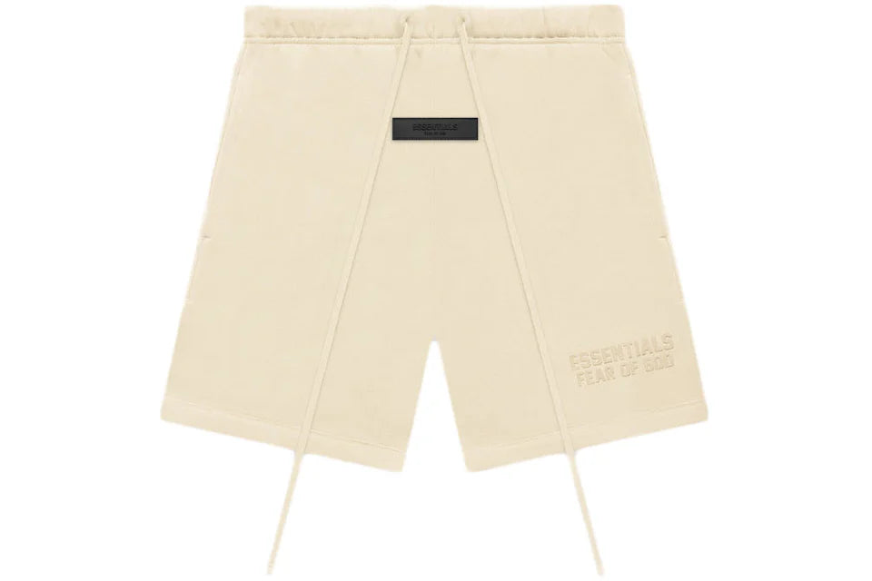 Essentials Eggshell Cotton Shorts
