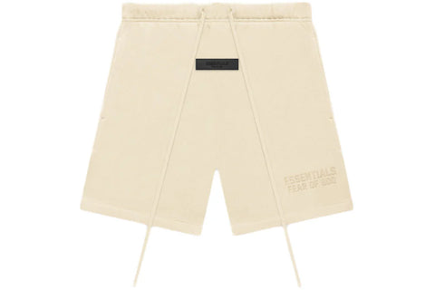 Essentials Eggshell Cotton Shorts