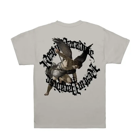 Revenge Saint Michael White Tee