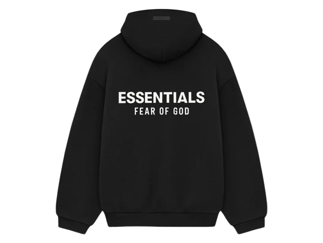 Essentials Black Hoodie FW 24