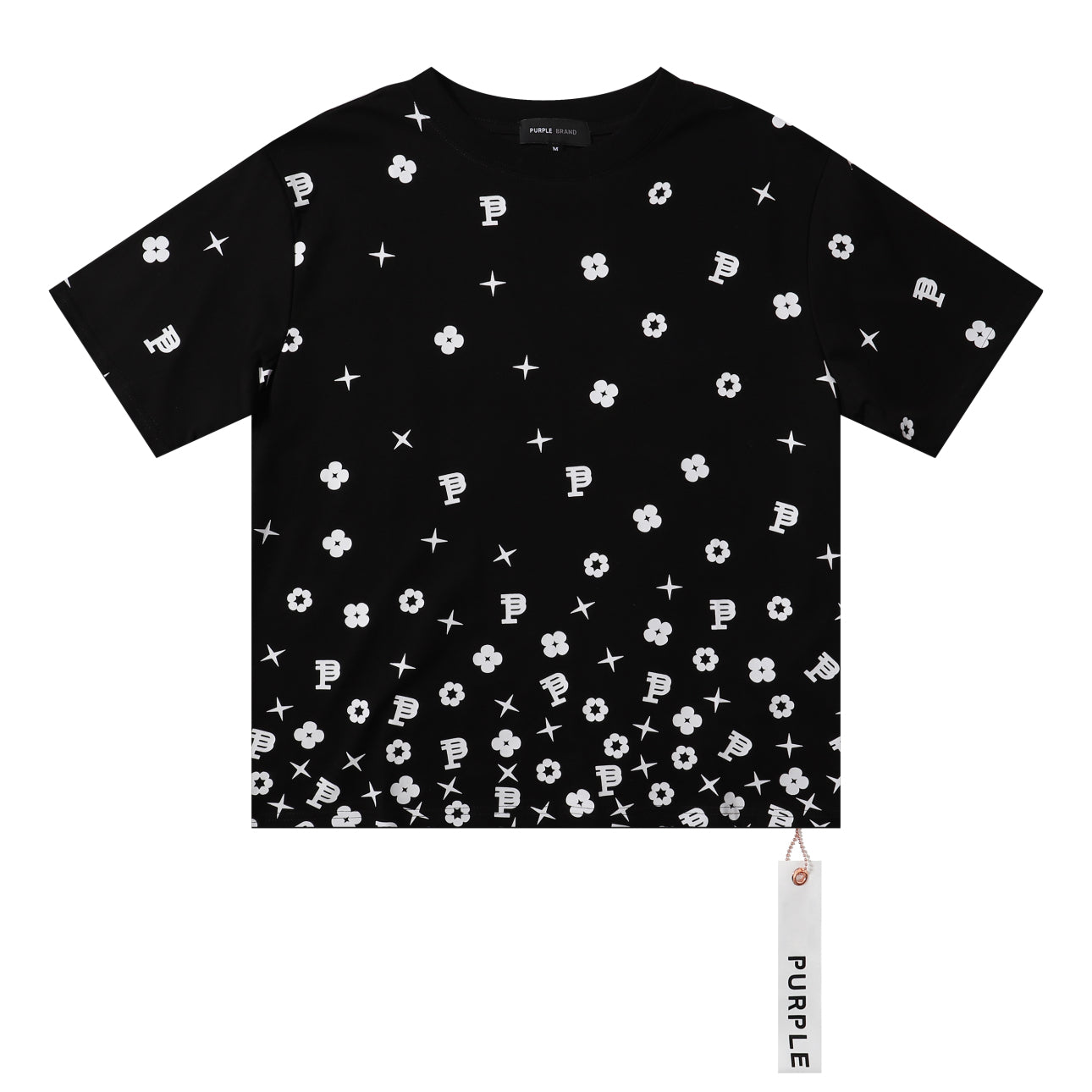 Purple Brand Scatter Logo Tee