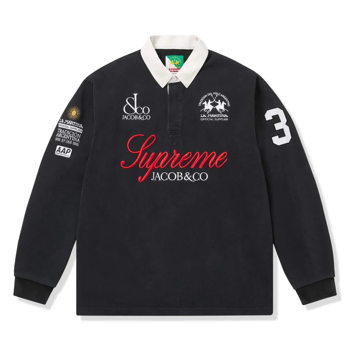 Supreme x Jacob Co Rugby Pink Polo (Copy)