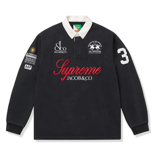 Supreme x Jacob Co Rugby Pink Polo (Copy)