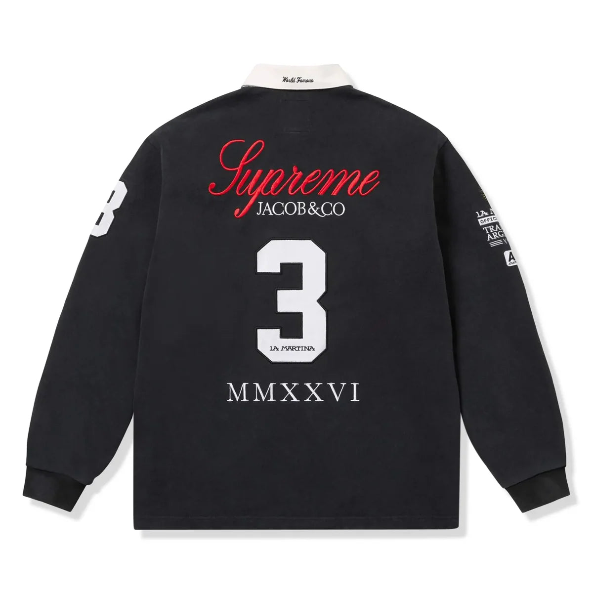 Supreme x Jacob Co Rugby Pink Polo (Copy)