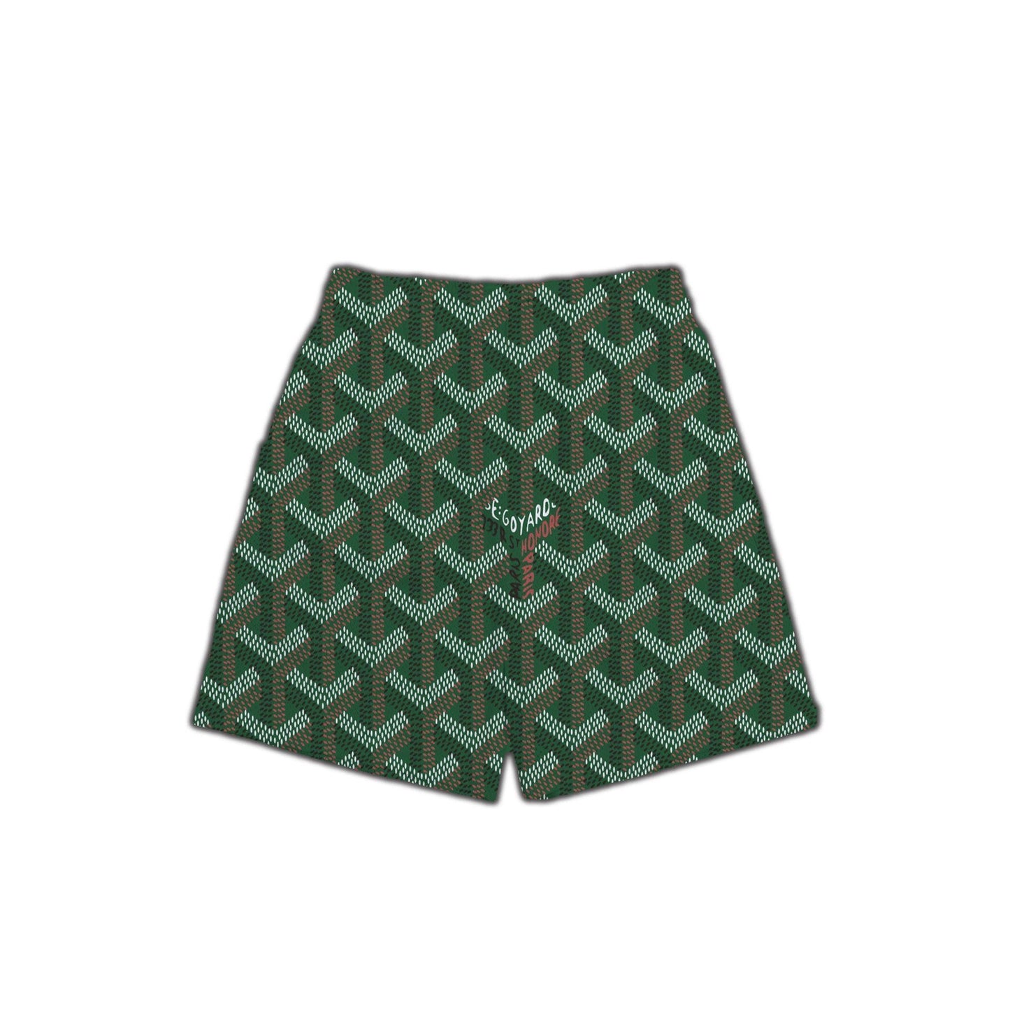 Forrest Green Goyard Mesh Shorts