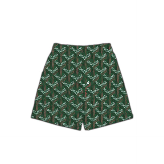Forrest Green Goyard Mesh Shorts