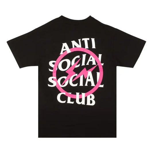 Anti Social x Fragment Pink Bolt Tee