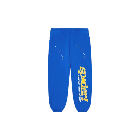 Sp5der Blue Sweatpants