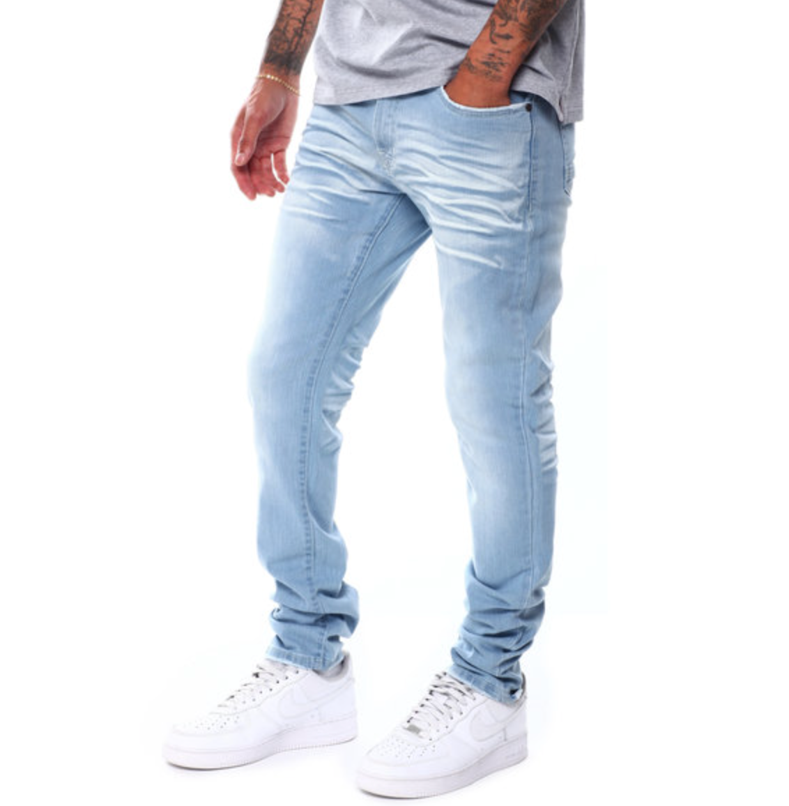 Ice Blue Skinny Jeans