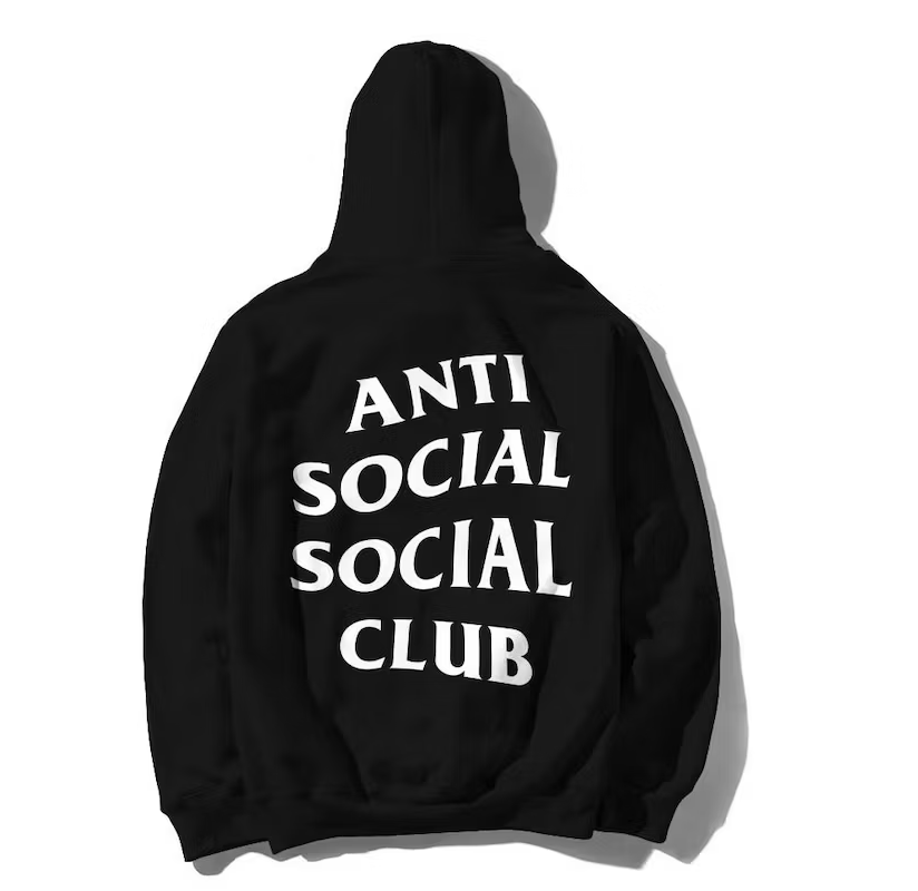 Anti Social Black Hoodie