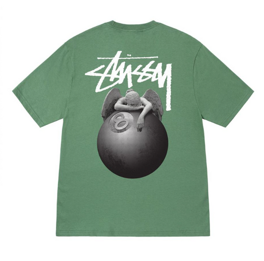 Green Stussy 8 Ball Angel
