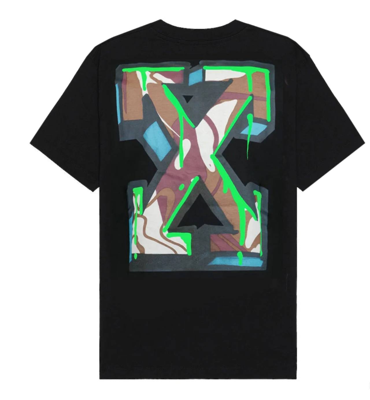 Off-White Arrows Print Black Tee
