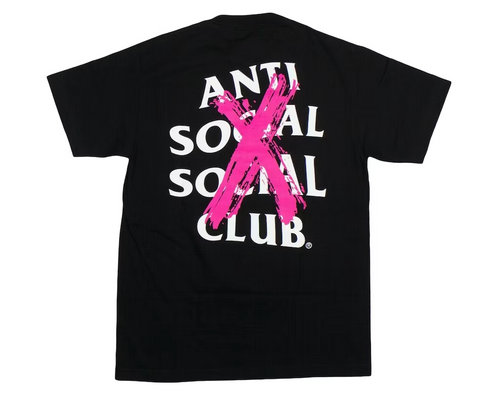 Anti Social Cancelled Black Tee