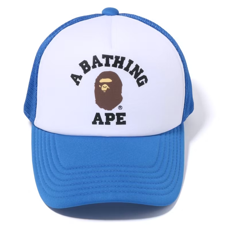Bape Blue Trucker Hat