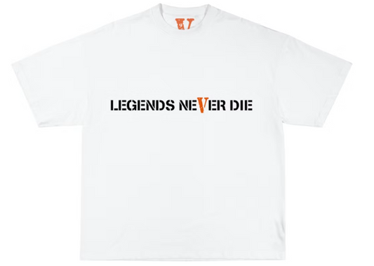 Vlone Juice Wrld LND 999 White Tee