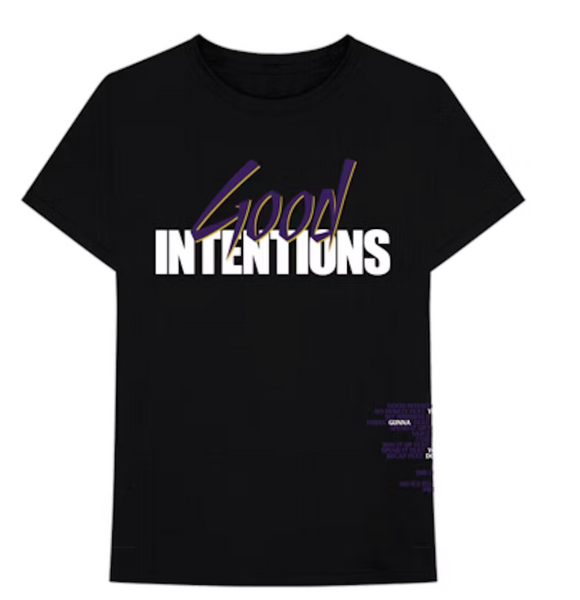 Nav Good Intentions Dove Black Tee