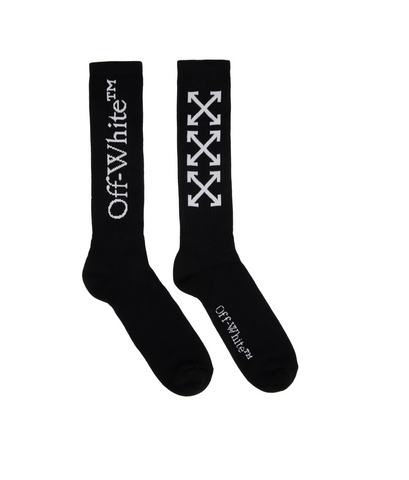 Black Off-White Socks