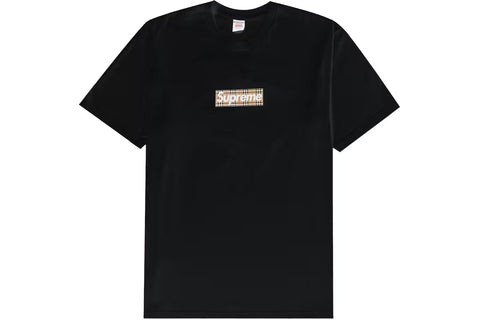 Supreme Burberry Black Tee